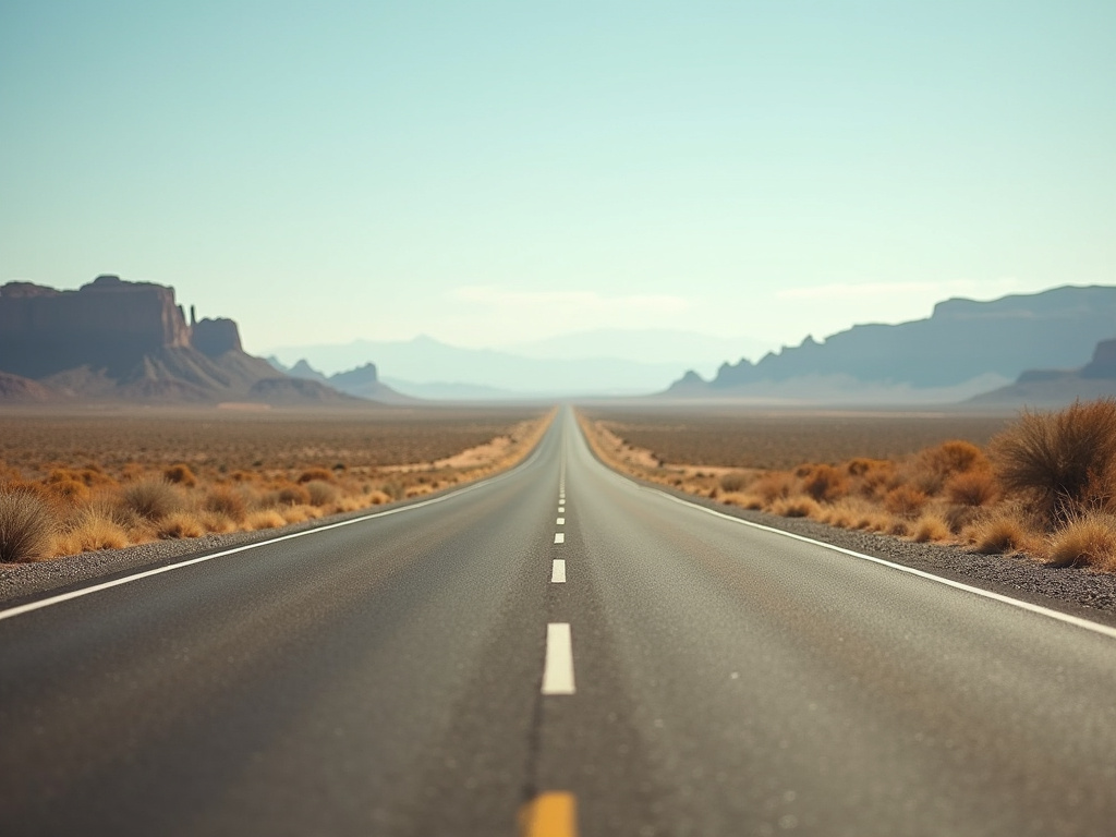 Desert highway — car accident lawyer phoenix