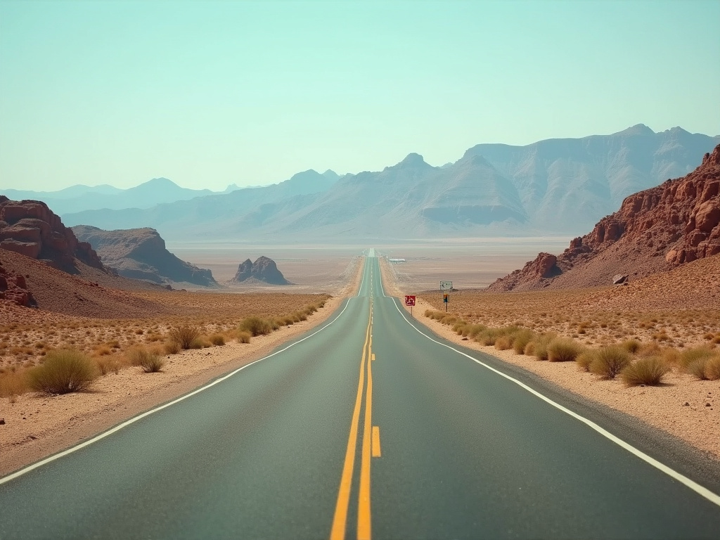 Desert highway — car accident lawyer phoenix
