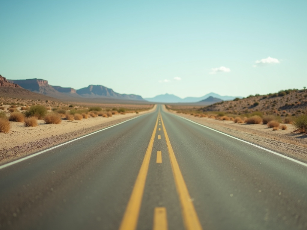 Desert highway — car shipping Arizona