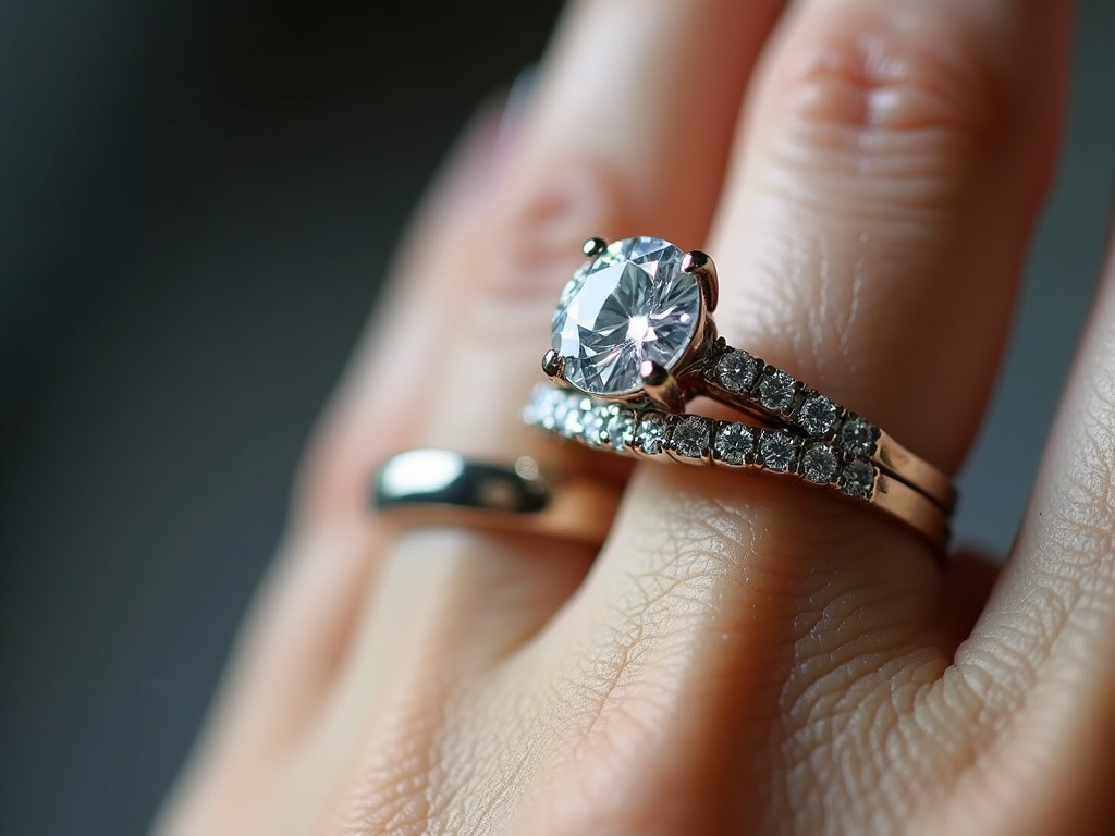 Diamond ring — lab grown diamonds