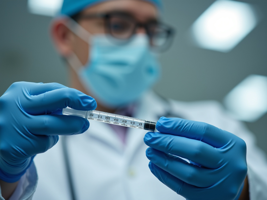 Doctor with syringe — semaglutide austin