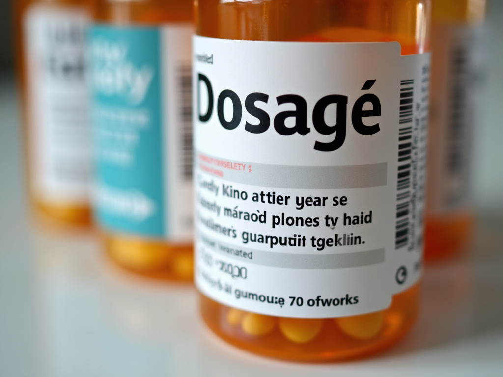 Dosage label — cannabis edibles