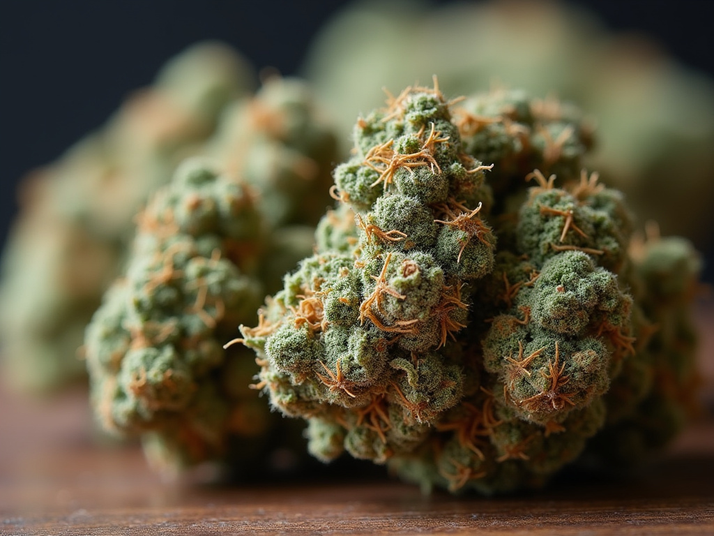 Dried marijuana flower — indica strains