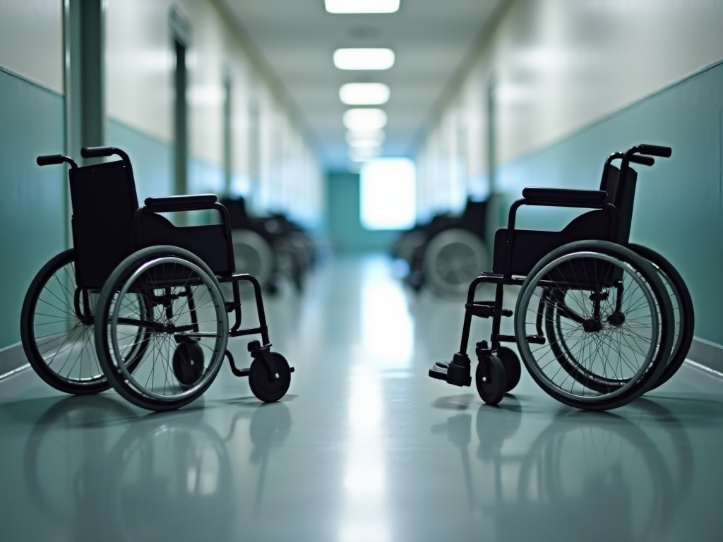 Empty wheelchair hallway — nursing home abuse lawyer phoenix
