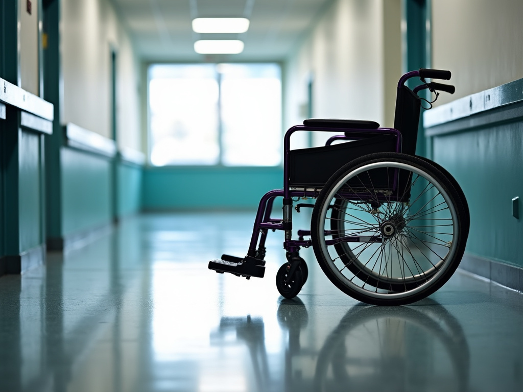 Empty wheelchair hallway — nursing home abuse lawyer phoenix