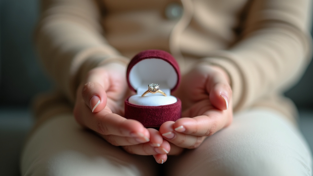 Engagement ring box — W. Kodak Jewelers, Hoboken, NJ