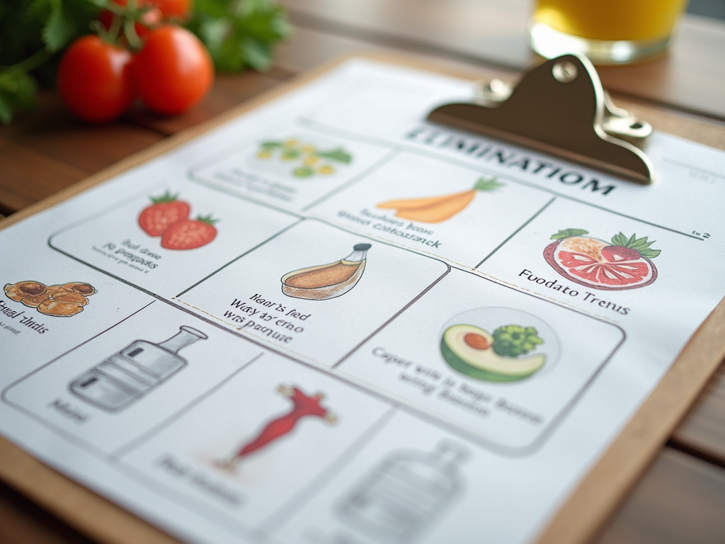 Food elimination chart — food sensitivity testing austin