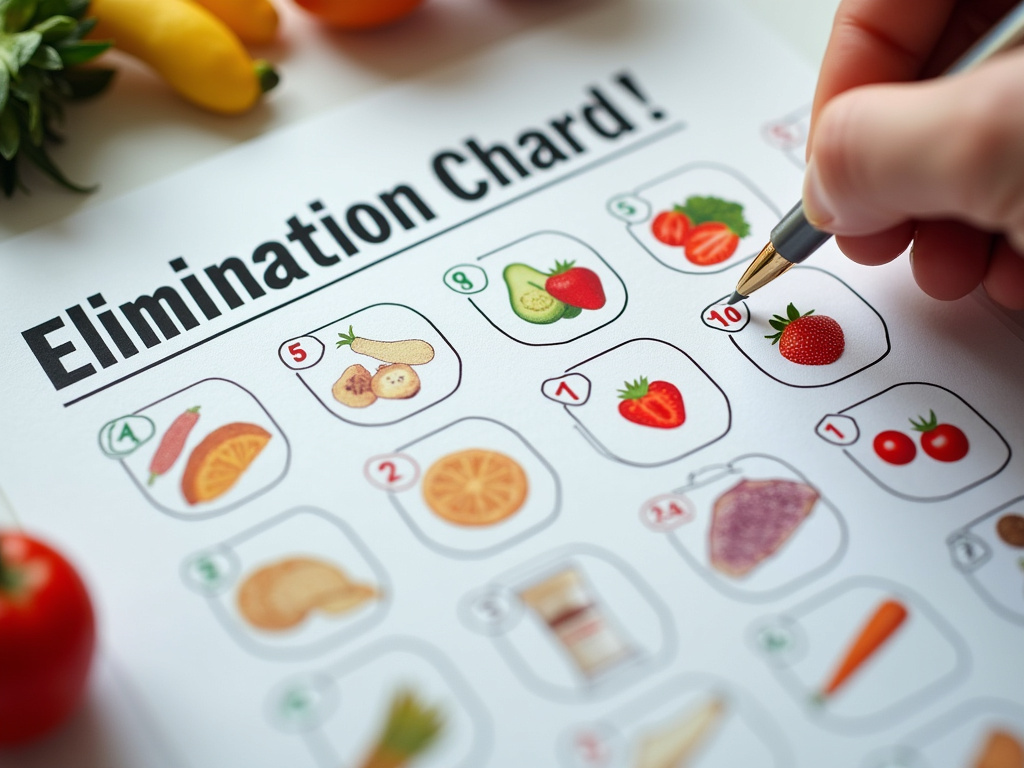 Food elimination chart — food sensitivity testing austin