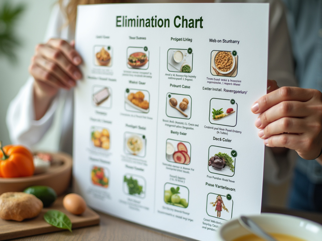 Food elimination chart — food sensitivity testing austin