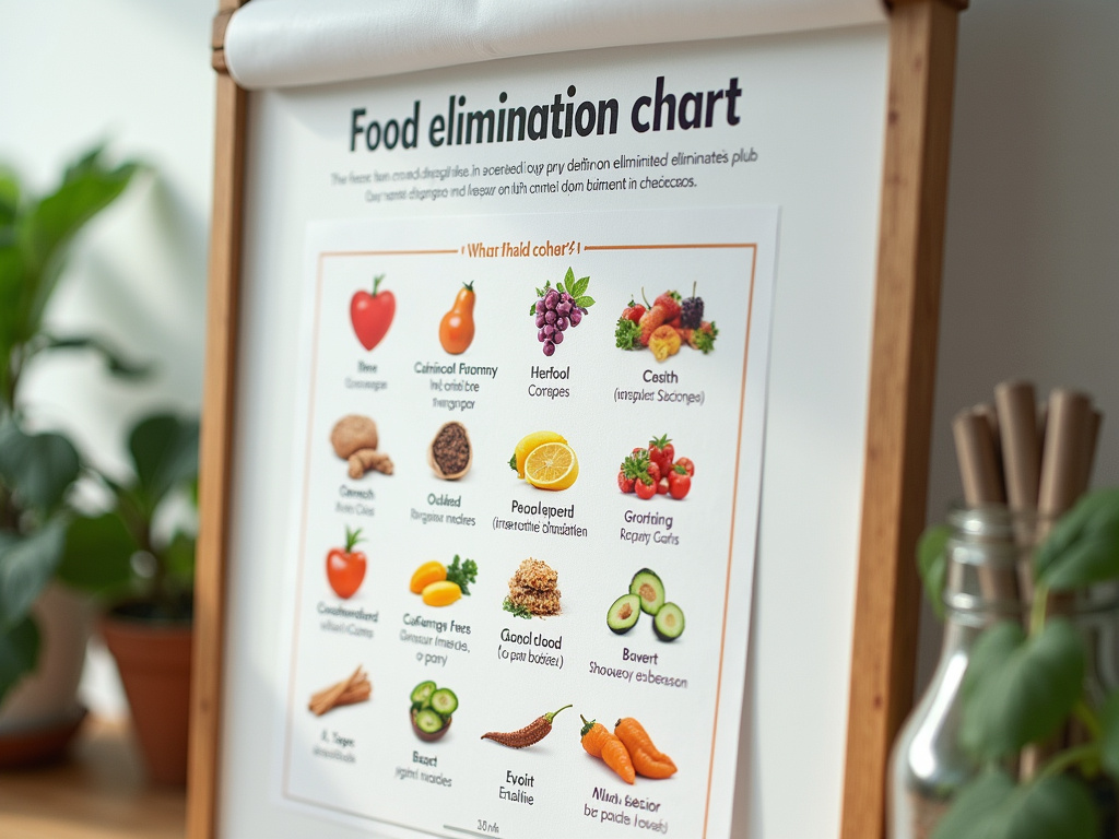 Food elimination chart — food sensitivity testing austin