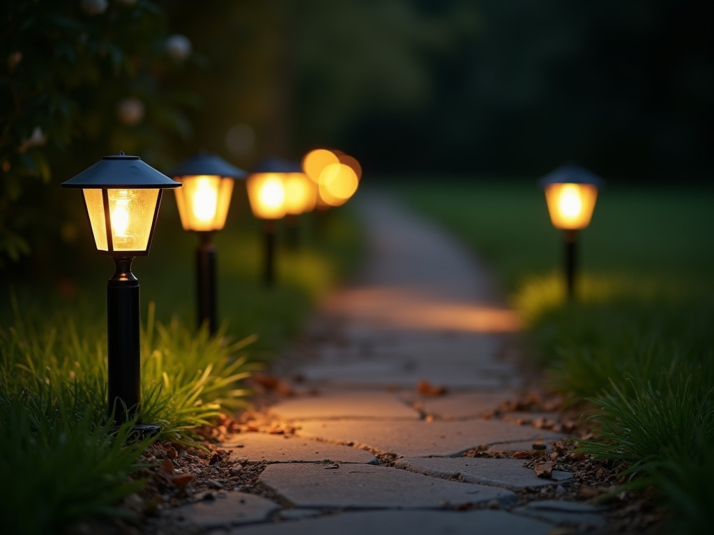 Garden pathway lights — solar lighting systems
