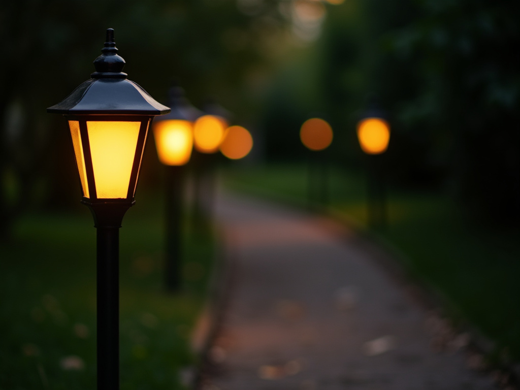 Garden pathway lights — solar monument light