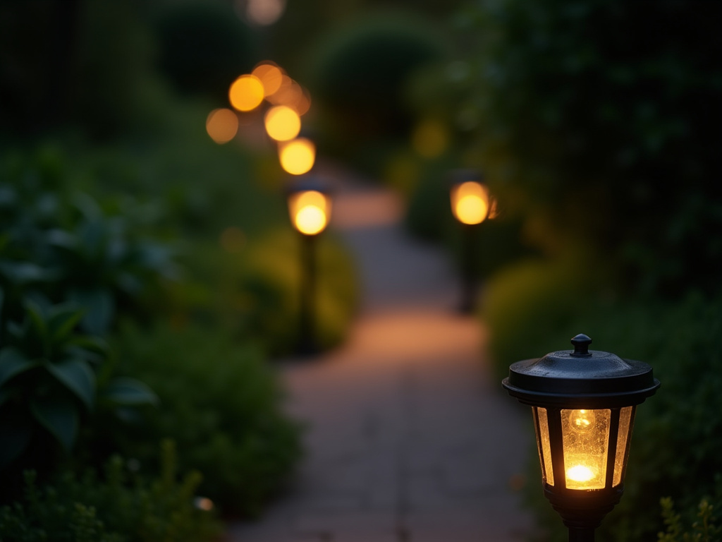 Garden pathway lights — solar monument light