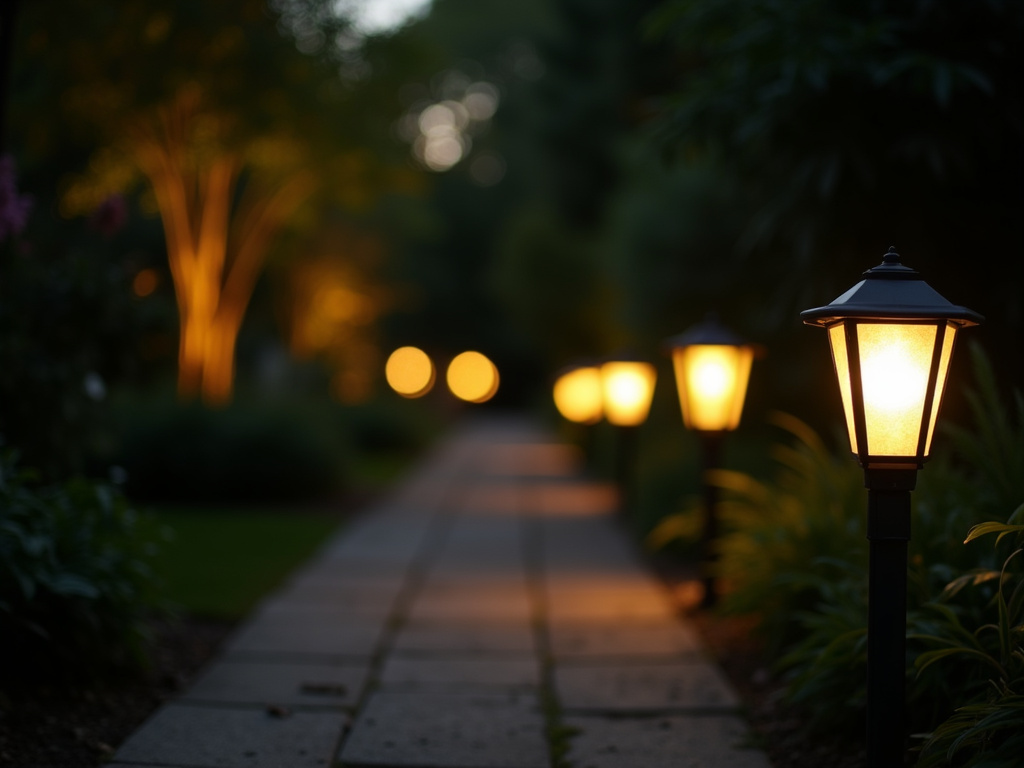 Garden pathway lights — solar monument light