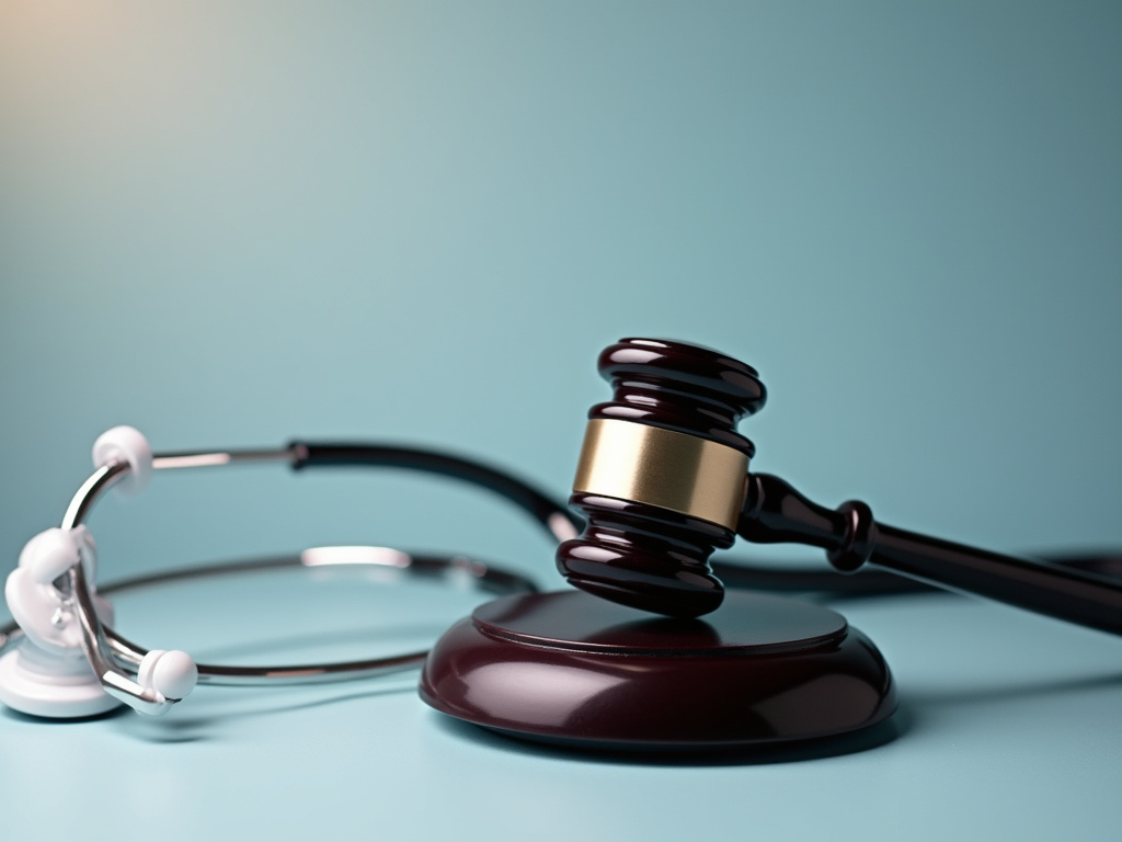 Gavel and stethoscope — serious injury lawyer phoenix