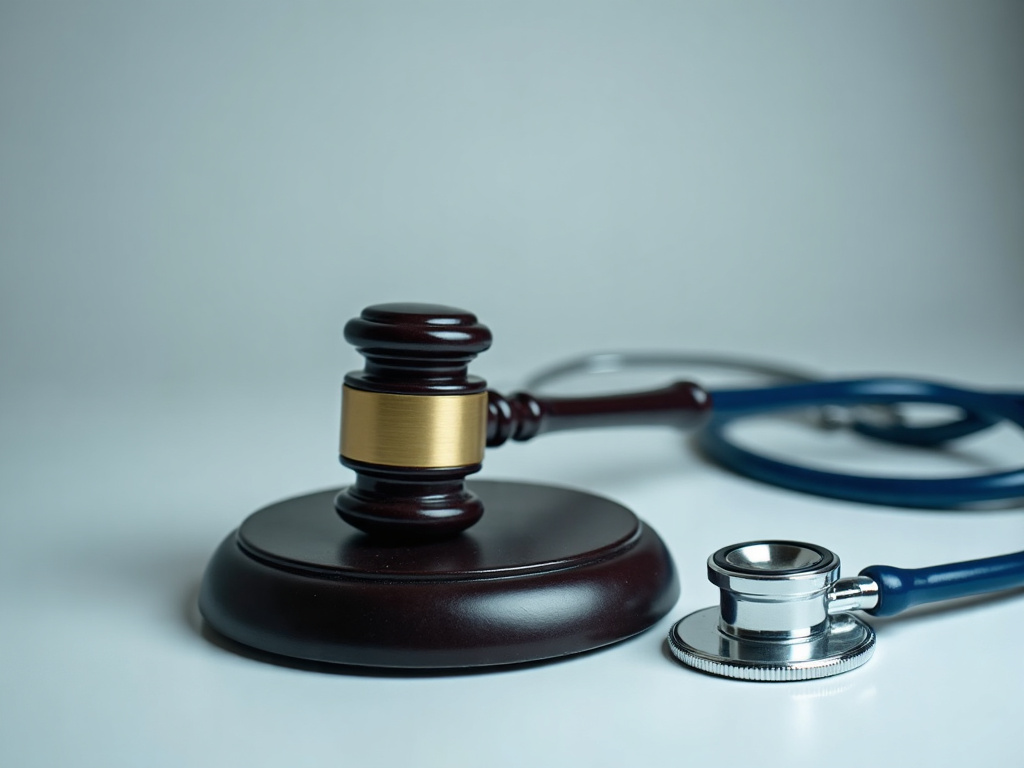 Gavel and stethoscope — serious injury lawyer phoenix