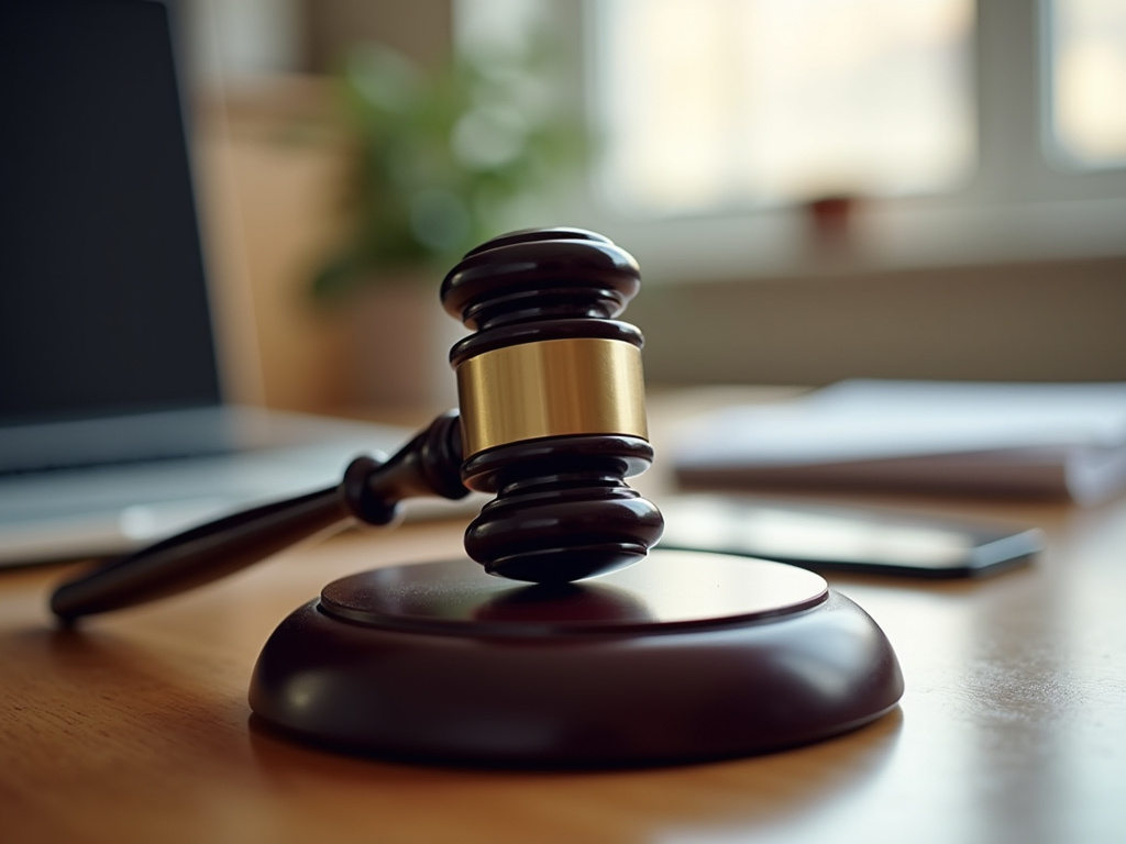 Gavel on desk — accident lawyer phoenix