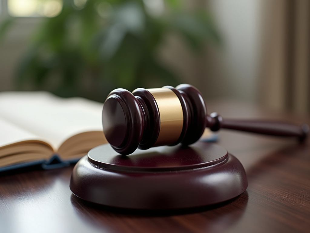 Gavel on desk — accident lawyer phoenix