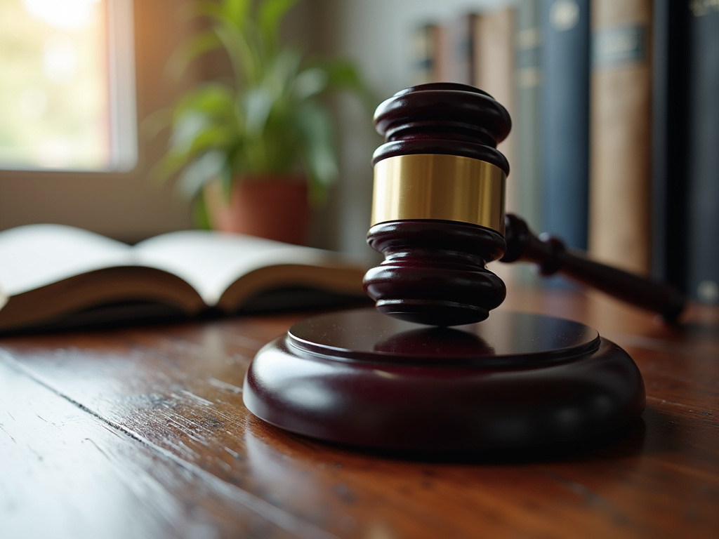 Gavel on desk — accident lawyer phoenix