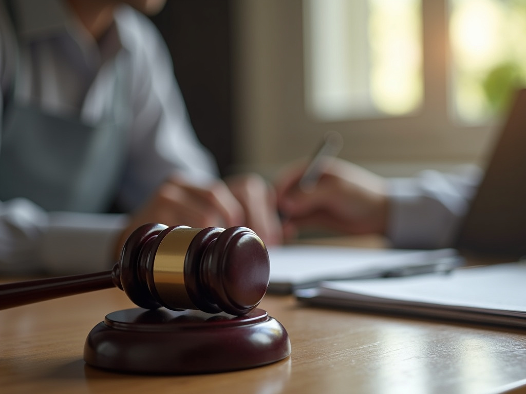 Gavel on desk — serious injury lawyer phoenix