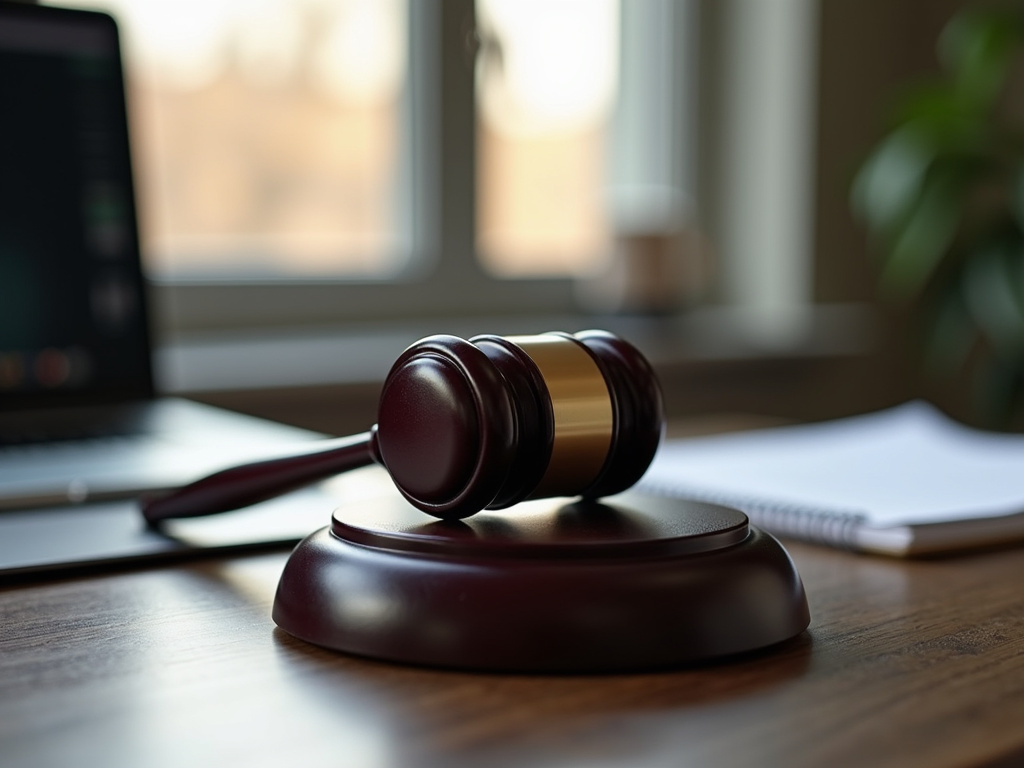 Gavel on desk — serious injury lawyer phoenix