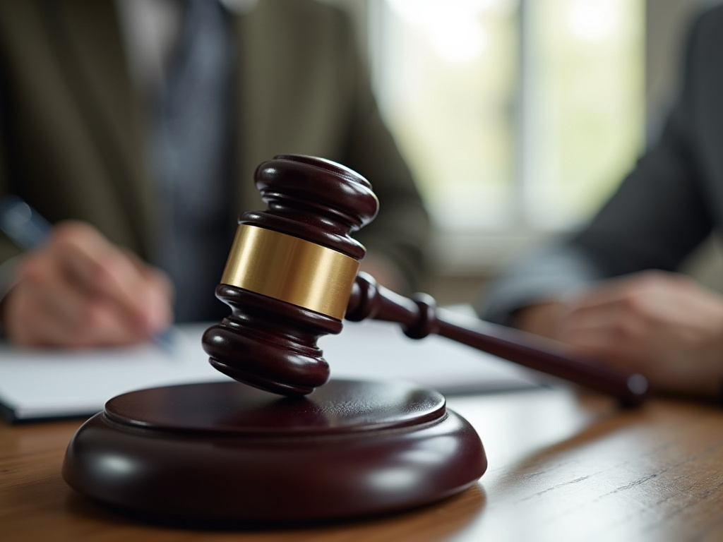 Gavel on desk — serious injury lawyer phoenix