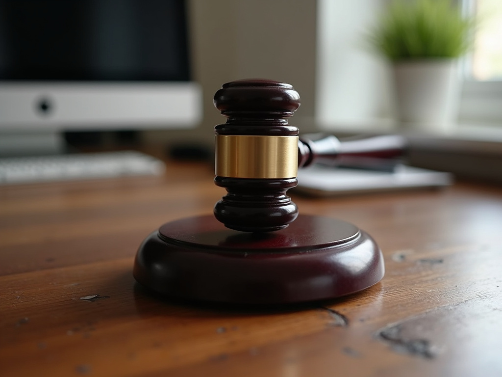 Gavel on desk — spinal cord injury lawyer phoenix