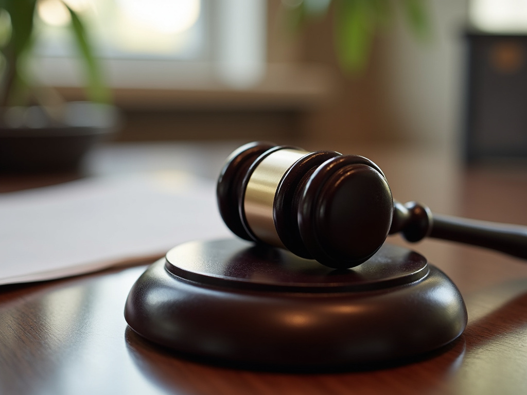 Gavel on desk — spinal cord injury lawyer phoenix