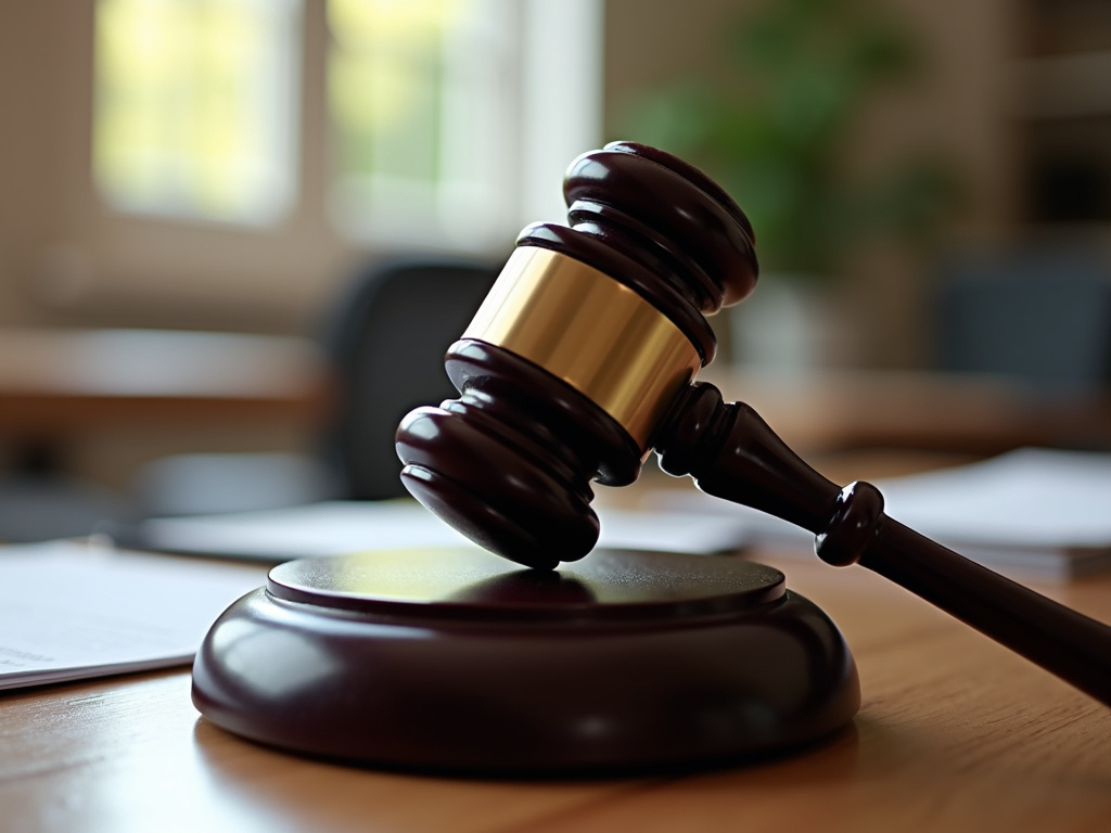Gavel on desk — spinal cord injury lawyer phoenix