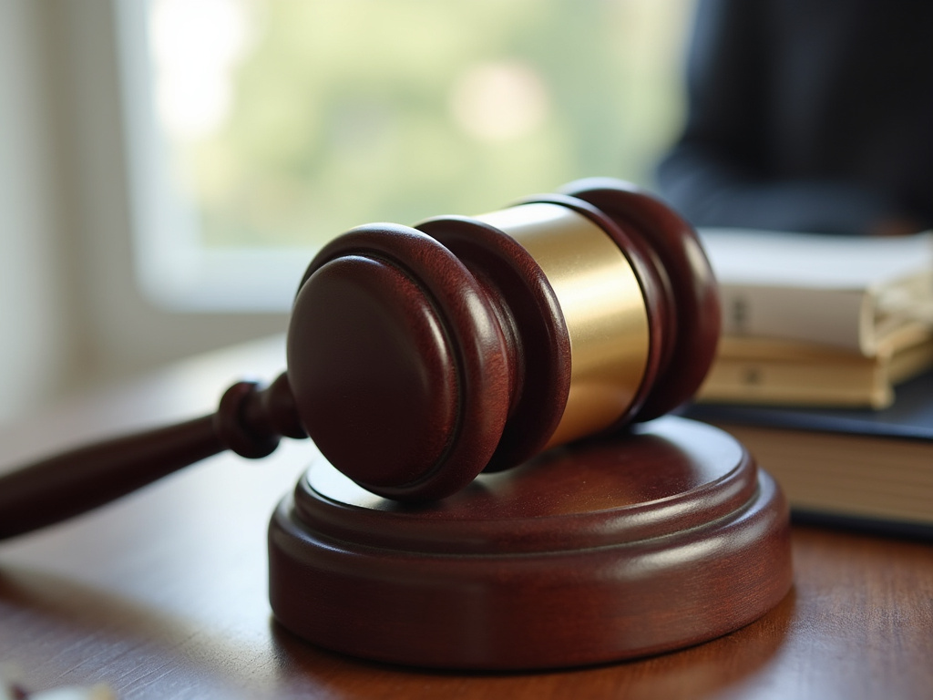 Gavel on desk — spinal cord injury lawyer phoenix