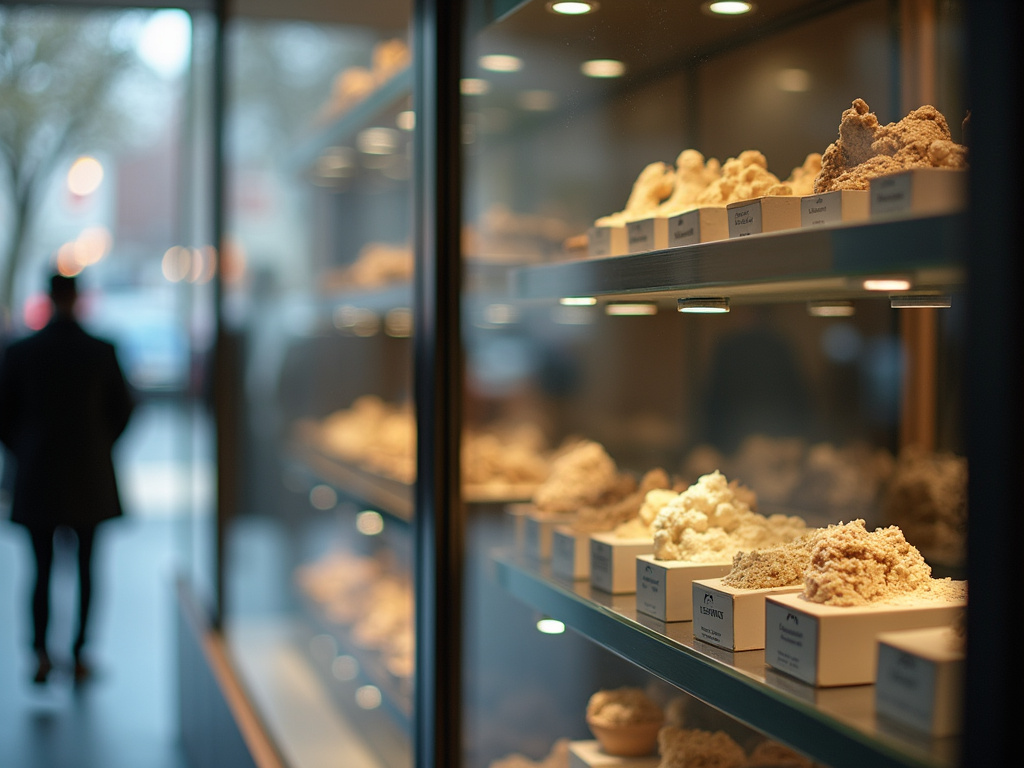 Glass display case — cannabis dispensary Maine