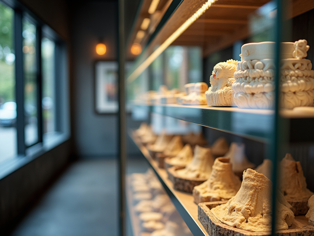 Glass display case — cannabis dispensary Maine