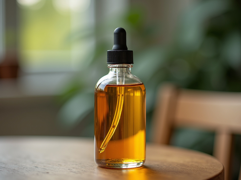 Glass tincture jar — cannabis tinctures