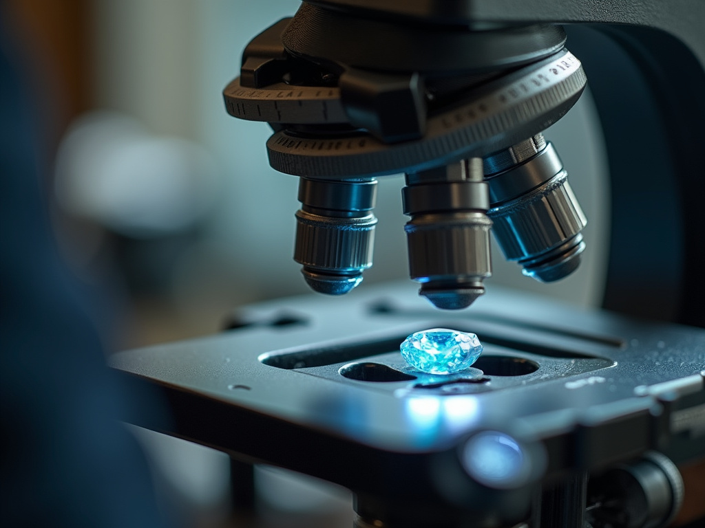 Jeweler's loupe — lab grown diamonds