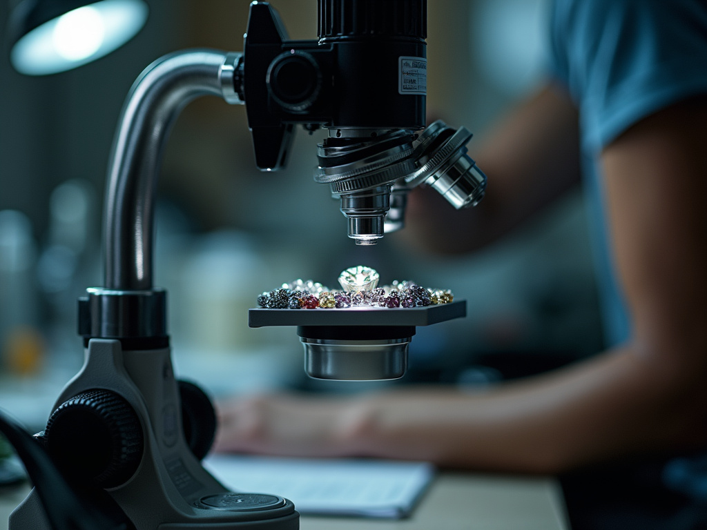 Jeweler's loupe — lab grown diamonds