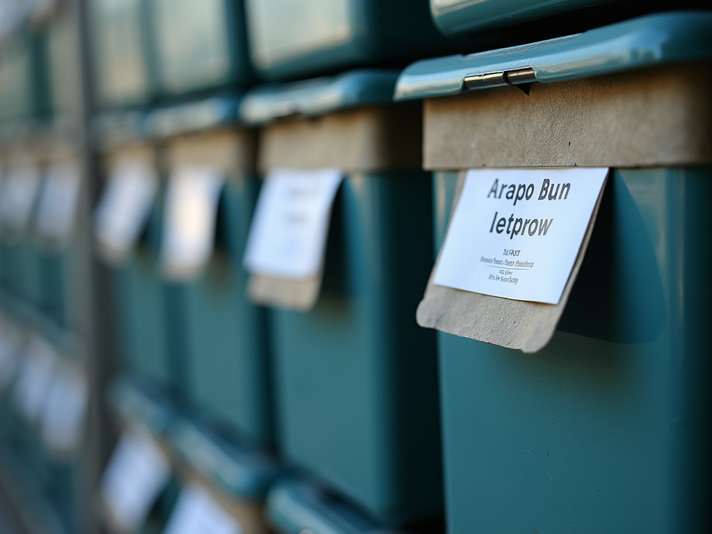 Labeled storage bins — home organization in Tucson