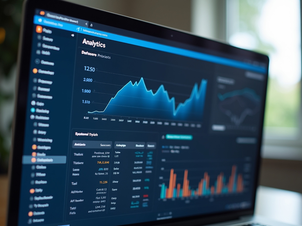 Laptop analytics dashboard — BlckPanda paid media