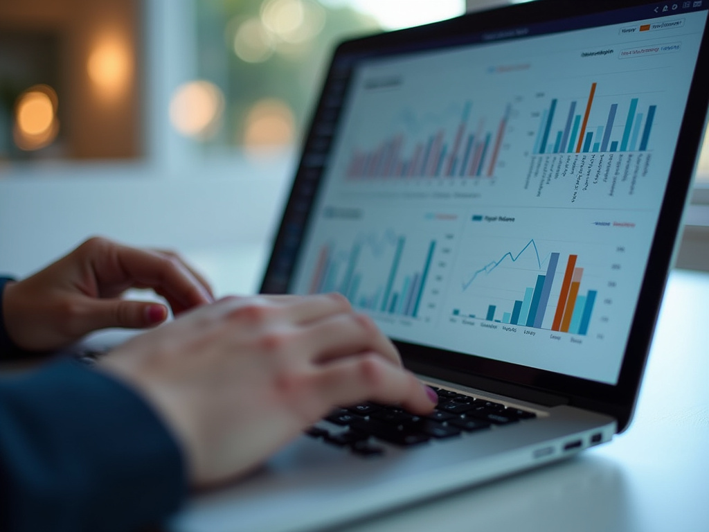 Laptop analytics dashboard — SEO agency Davie FL