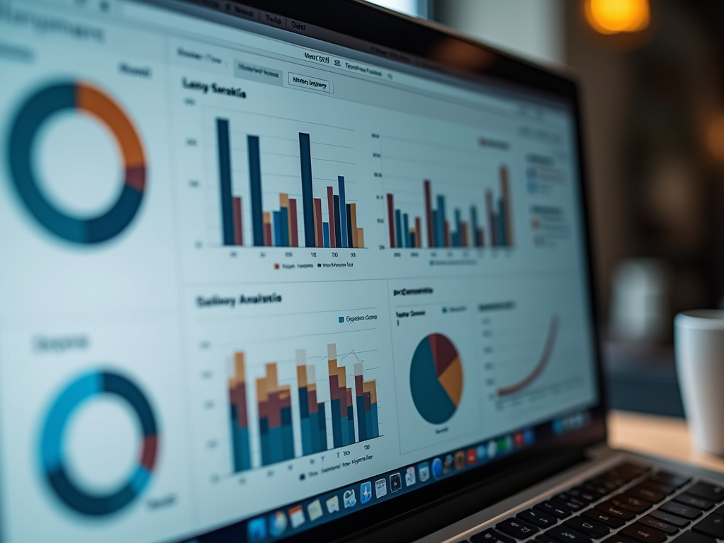 Laptop analytics dashboard — SEO agency Hialeah