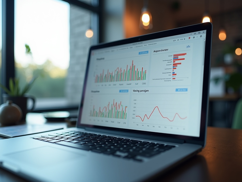 Laptop analytics dashboard — SEO agency Jupiter FL