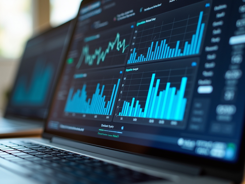 Laptop analytics dashboard — SEO agency Jupiter FL