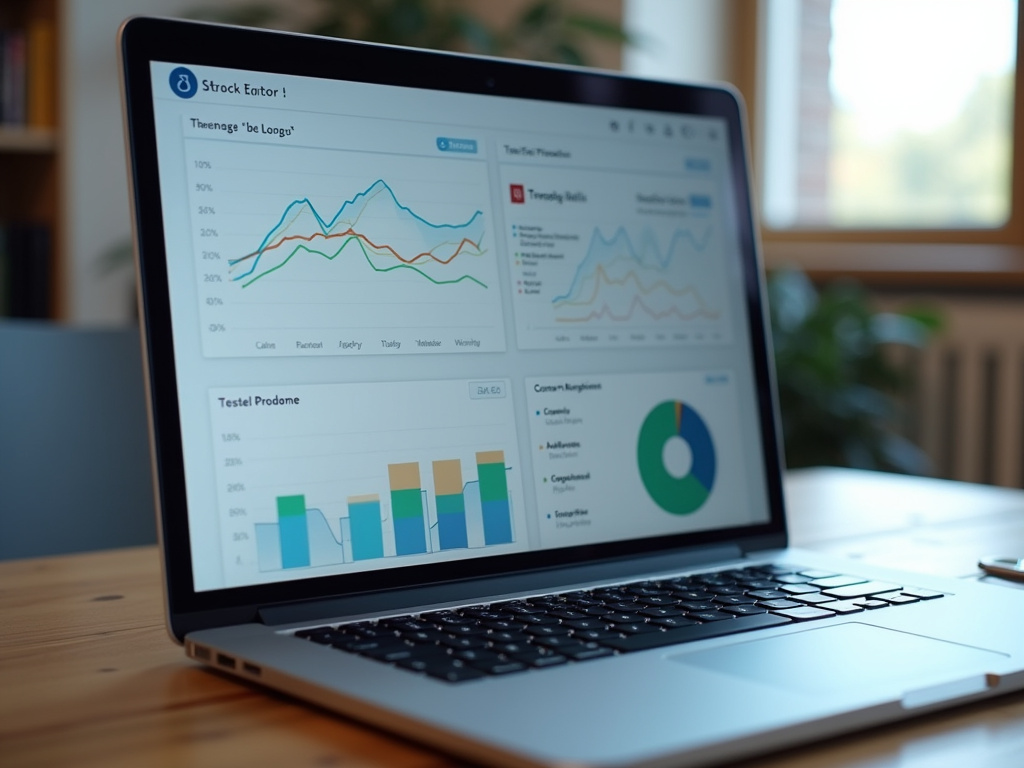 Laptop analytics dashboard — SEO agency Plantation FL