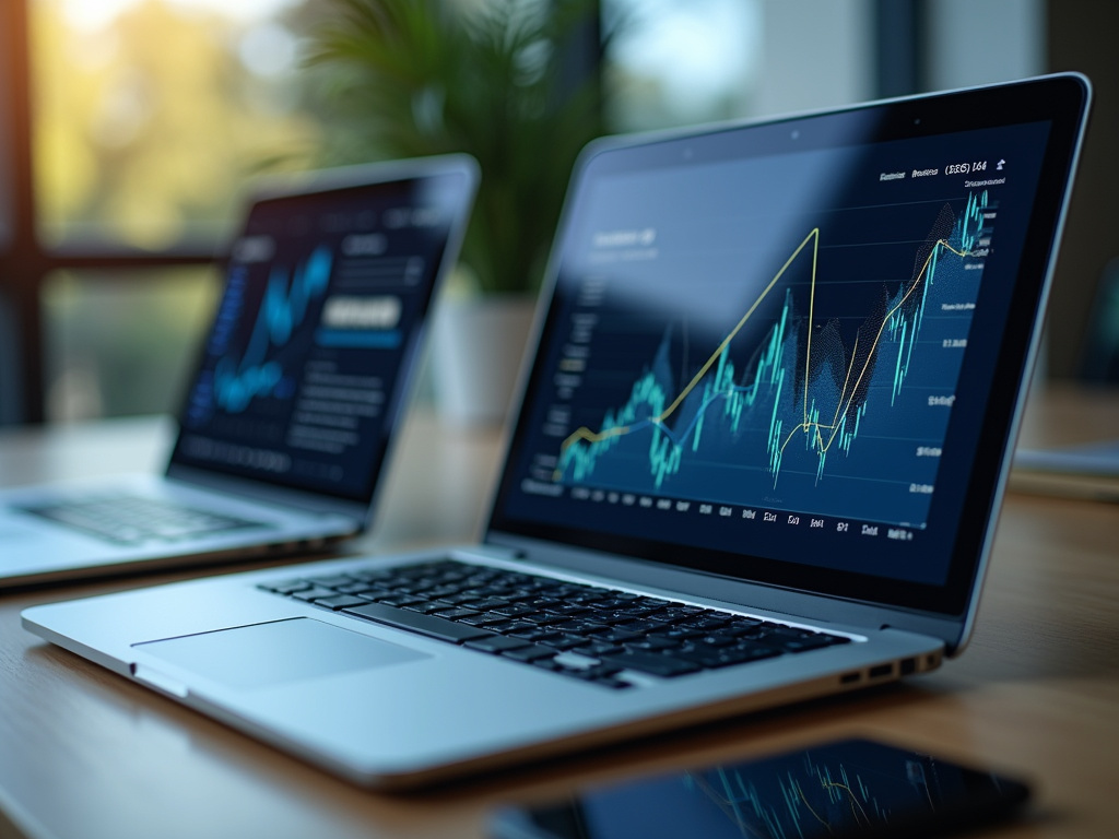 Laptop analytics screen — SEO agency Hialeah