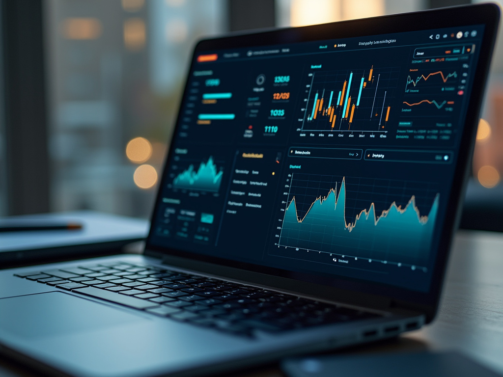 Laptop analytics screen โ SEO agency Hialeah
