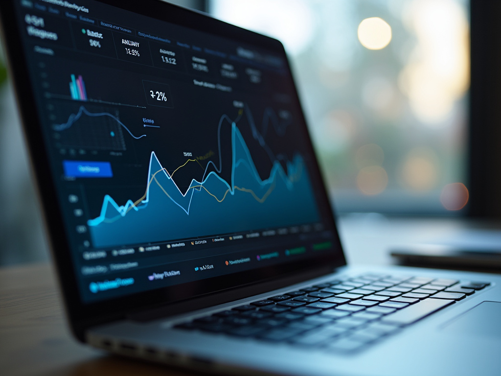 Laptop analytics screen — SEO agency Miami Beach