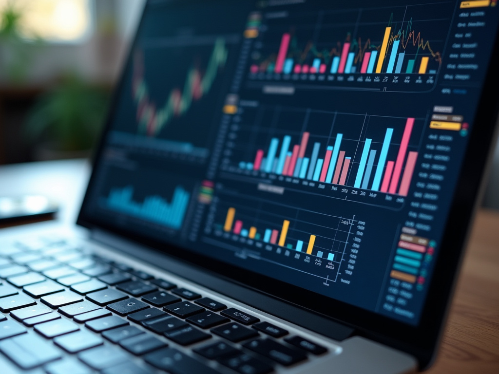 Laptop analytics screen — SEO agency Miami Beach
