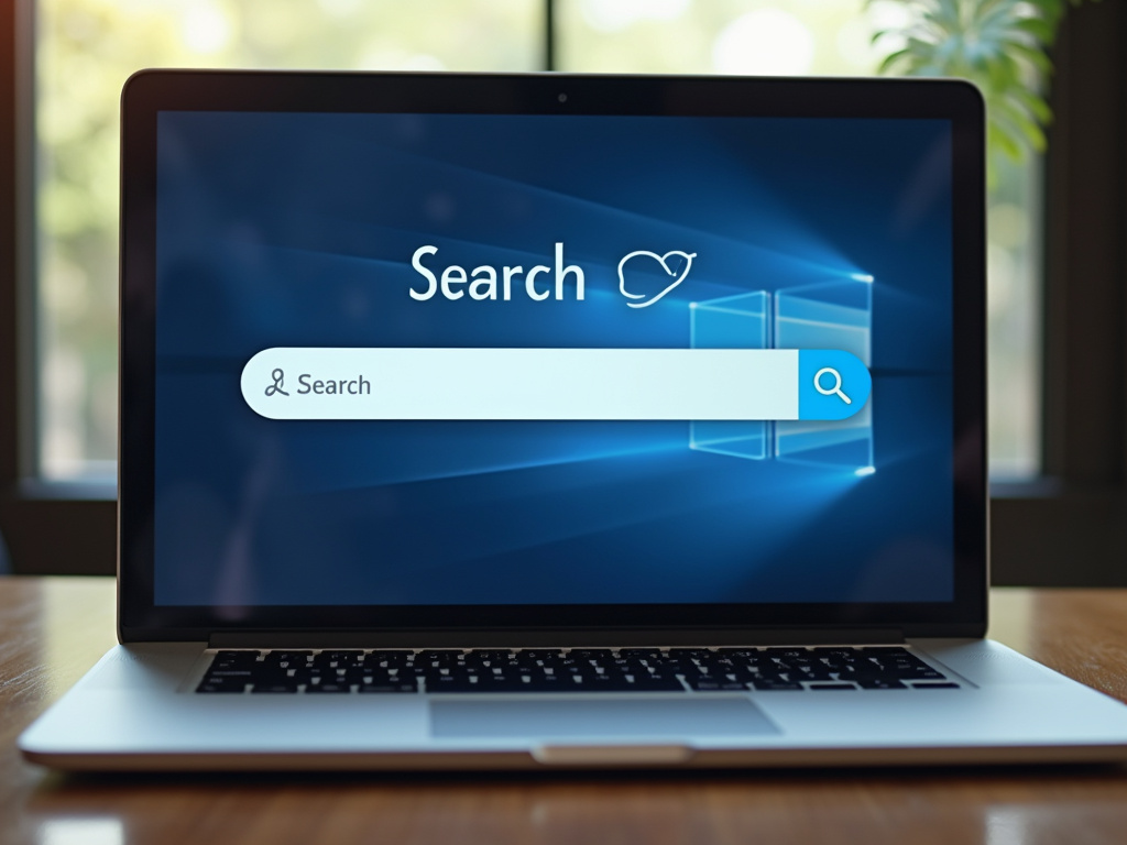 Laptop search screen — Google AI Overviews SEO