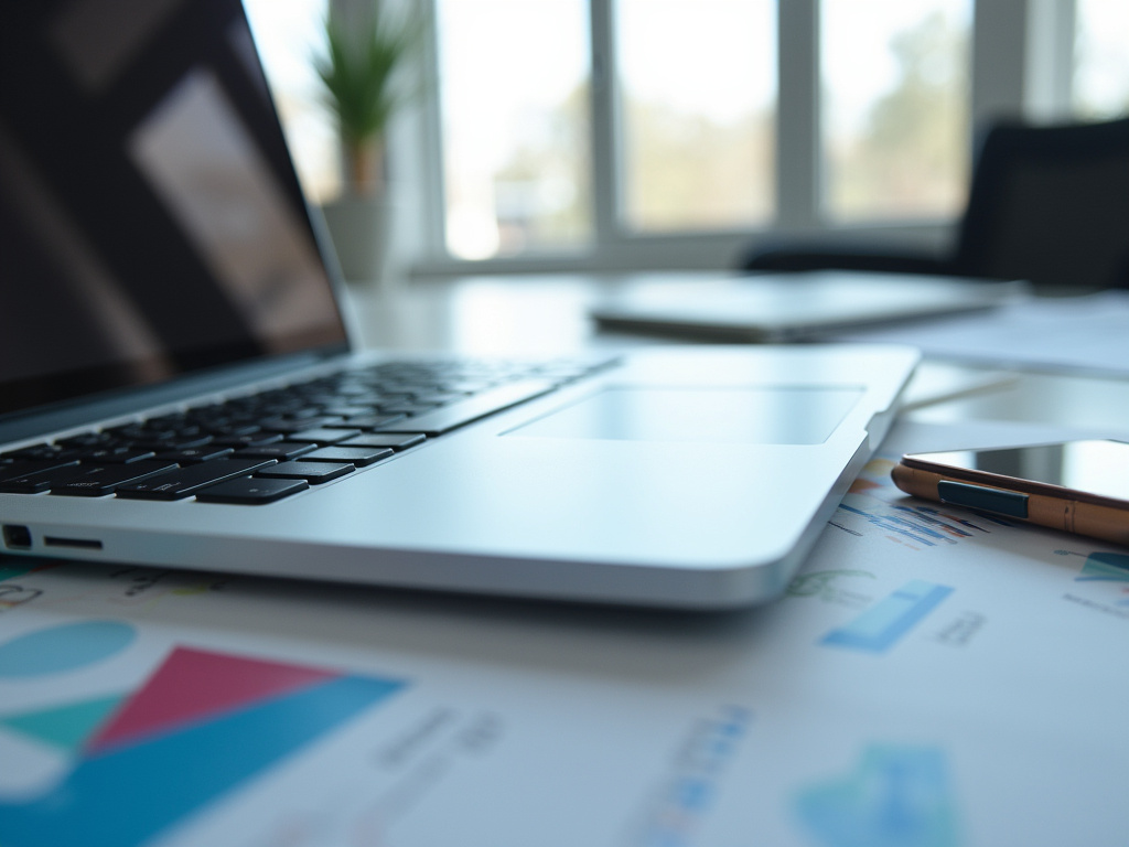 Laptop with charts — BlckPanda case studies