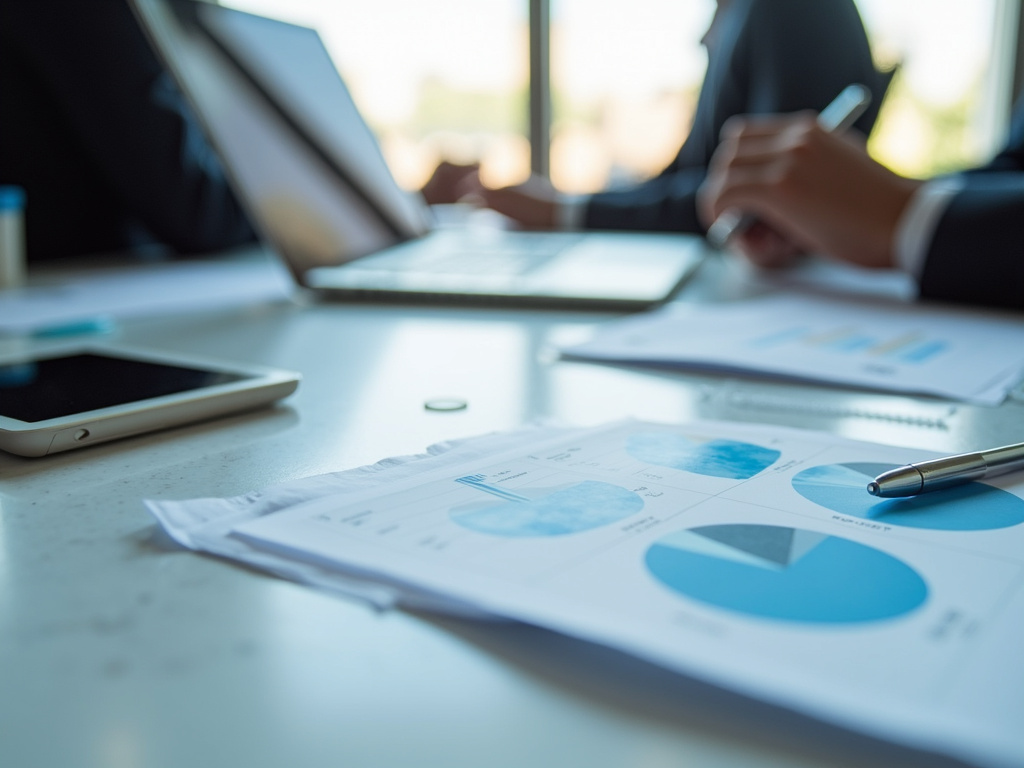 Laptop with charts — BlckPanda case studies