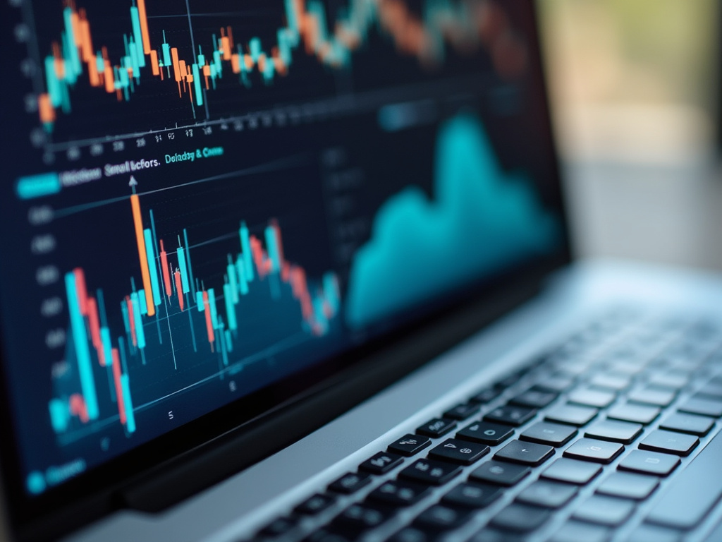 Laptop with graphs — BlckPanda paid media